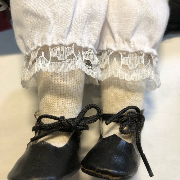 Vintage Porcelain Doll Plaid Tartan Dress - Picture 4 of 15